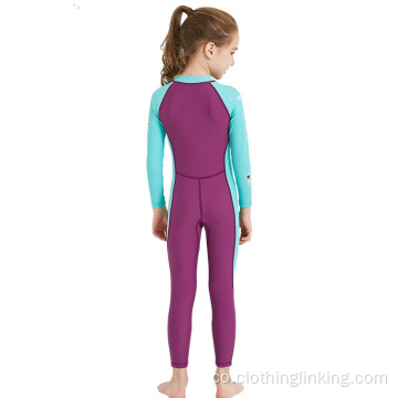 Costume Swimsuit da manica lunga Kids One Piece